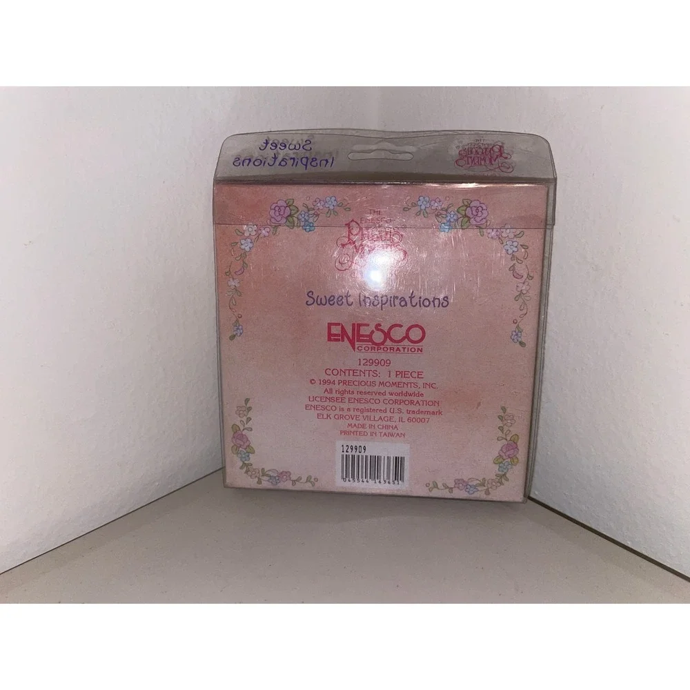 Precious Moments Sweet Inspirations Porcelain Bisque Plaque 129909 Enesco 1994